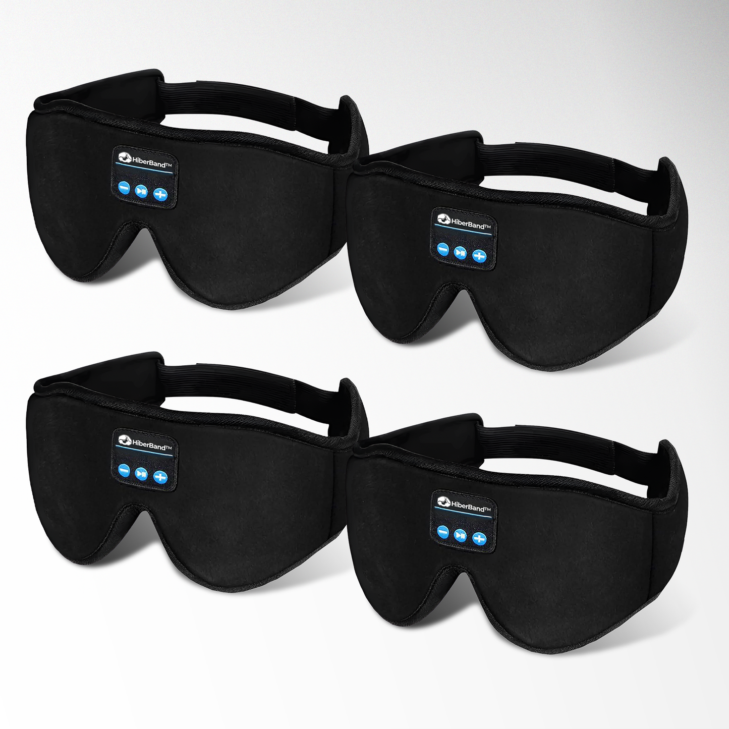 HiberBand™ Bluetooth Sleep Mask Soft Cotton Comfort with Built‑in Audio