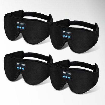 HiberBand™ Bluetooth Sleep Mask Soft Cotton Comfort with Built‑in Audio